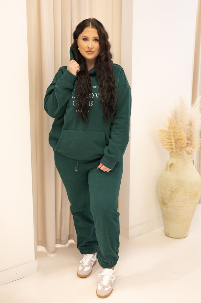 VELENZIA HOODIE &amp; JOGGER SWEAT SET (HUNTER) | + CURVY