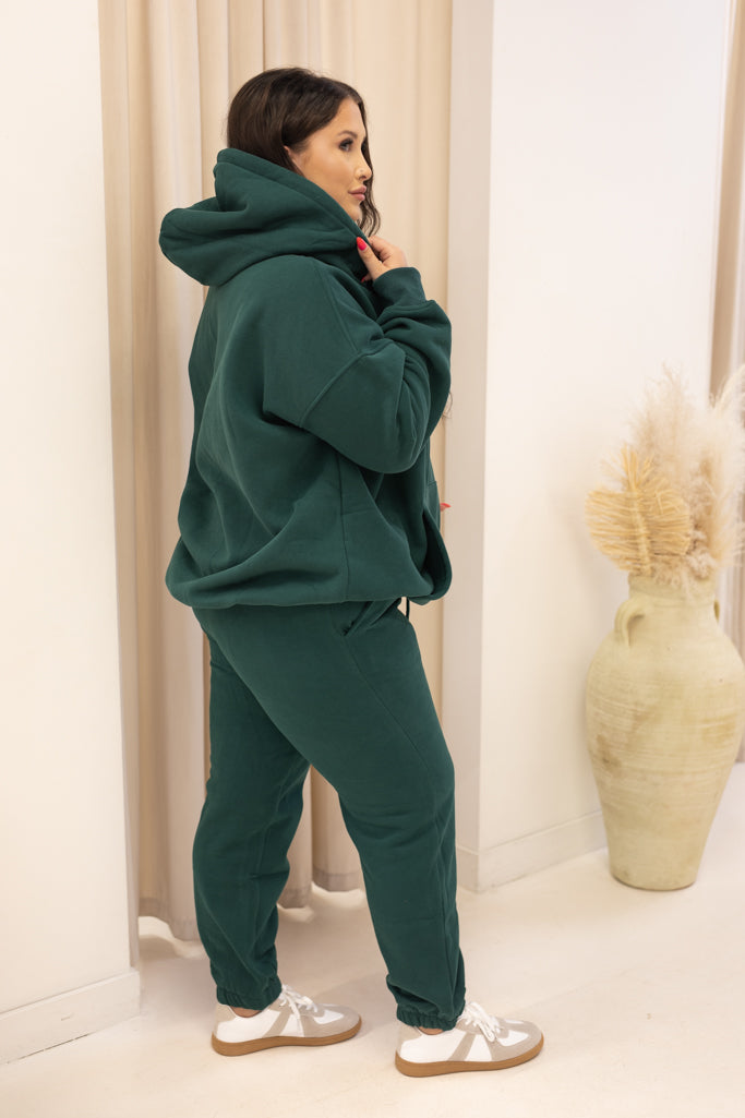 VELENZIA HOODIE & JOGGER SWEAT SET (HUNTER) | + CURVY