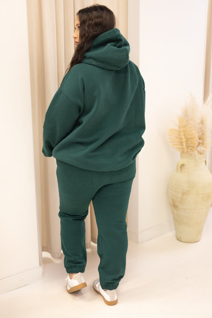 VELENZIA HOODIE & JOGGER SWEAT SET (HUNTER) | + CURVY