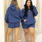 VELENZIA HOODIE & SWEAT SET (BLUE) |+ CURVY