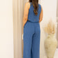 NEW BILLIE PANT TWO PIECE SET (BLUE)