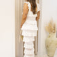 NEW DAPHNE TIERED MAXI DRESS (WHITE)