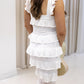 NEW DAPHNE TIERED MAXI DRESS (WHITE)