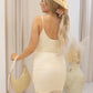 NEW AMELIA MAXI CROCHET SEQUIN DRESS (CREAM/GOLD)  222