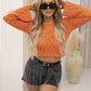 NEW SCARLET BELL SLEEVE SWEATER (ORANGE)