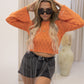 NEW SCARLET BELL SLEEVE SWEATER (ORANGE)