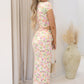 NEW HILARY TWO PIECE SKIRT SET (YELLOW FLORAL)