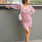 NEW ARMANA FLORAL MINI DRESS (PINK)