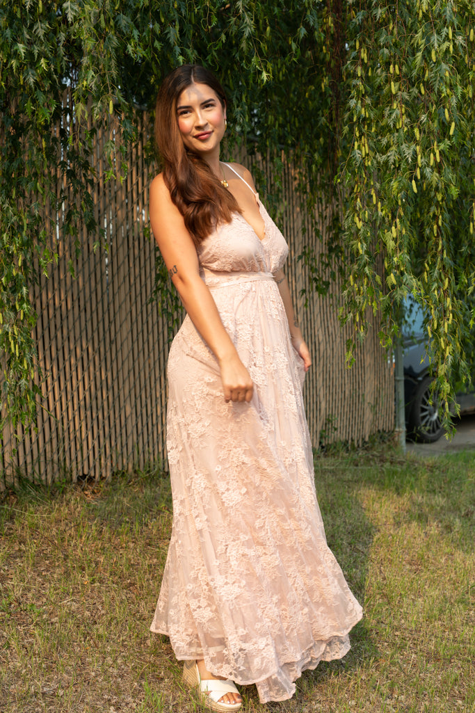 NEW MAEVE LACE MAXI DRESS (ROSE PINK)