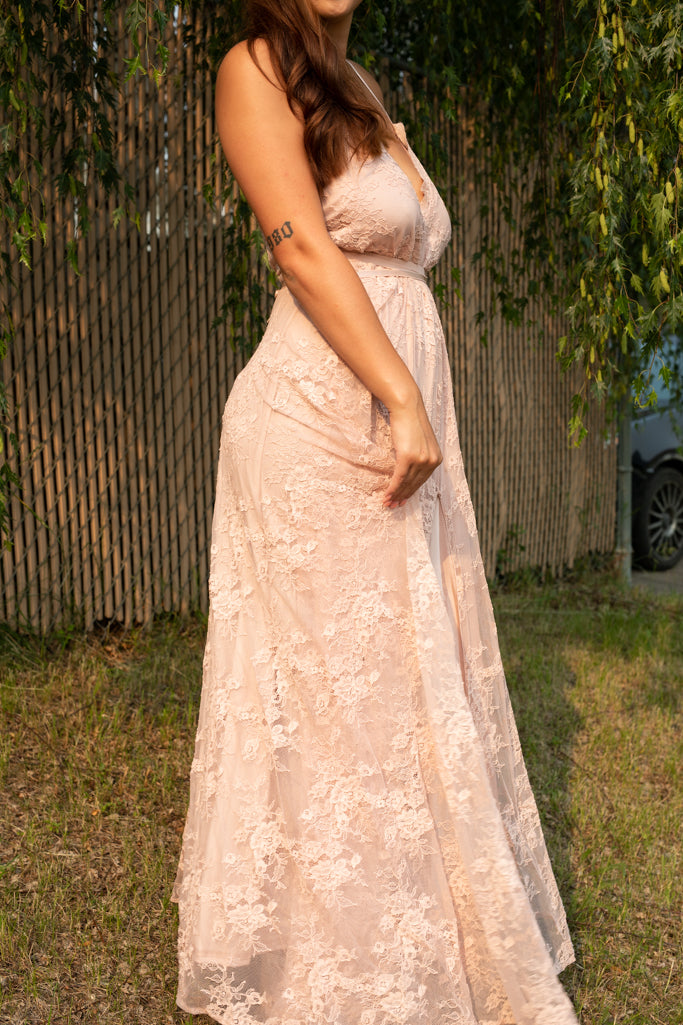 NEW MAEVE LACE MAXI DRESS (ROSE PINK)