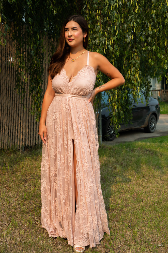 NEW MAEVE LACE MAXI DRESS (ROSE PINK)