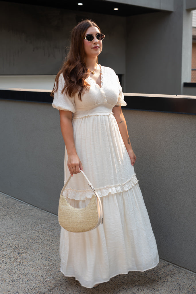 NEW LAUREN LINEN MAXI DRESS