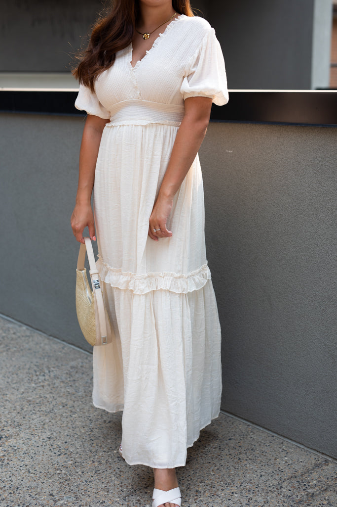 NEW LAUREN LINEN MAXI DRESS