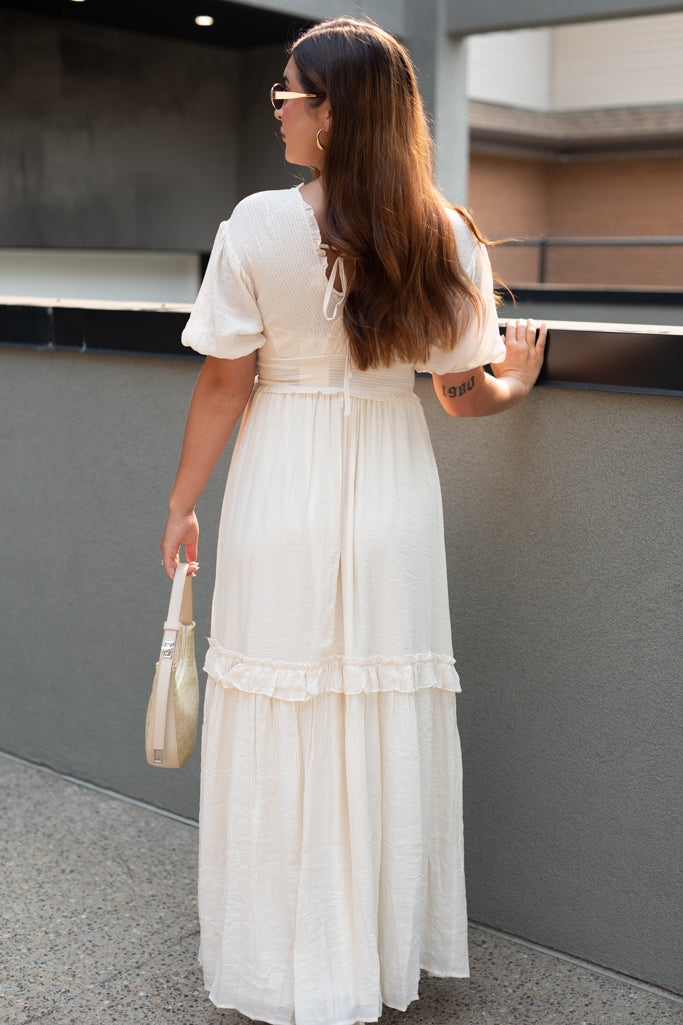 NEW LAUREN LINEN MAXI DRESS