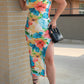 NEW ASYA TROPICAL MIDI DRESS (FLORAL)