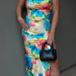 NEW ASYA TROPICAL MIDI DRESS (FLORAL)