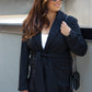 NEW ARIA BELTED BLAZER (BLACK)