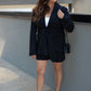 NEW ARIA BELTED BLAZER (BLACK)