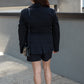 NEW ARIA BELTED BLAZER (BLACK)