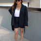 NEW ARIA BELTED BLAZER (BLACK)