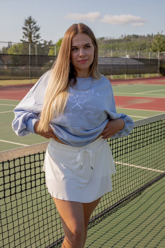 NEW SERENA TENNIS SKORT (WHITE & BLACK)