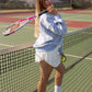 NEW SERENA TENNIS SKORT (WHITE & BLACK)