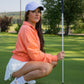 NEW VELENZIA GOLF CLUB QUARTER ZIP SWEATER (CORAL)