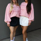 NEW VELENZIA MARTINI CLUB SWEATSHIRT (PINK)