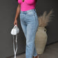 NEW ASHLYN MOM JEANS (ACID WASH) | BEST SELLER