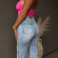 NEW ASHLYN MOM JEANS (ACID WASH) | BEST SELLER