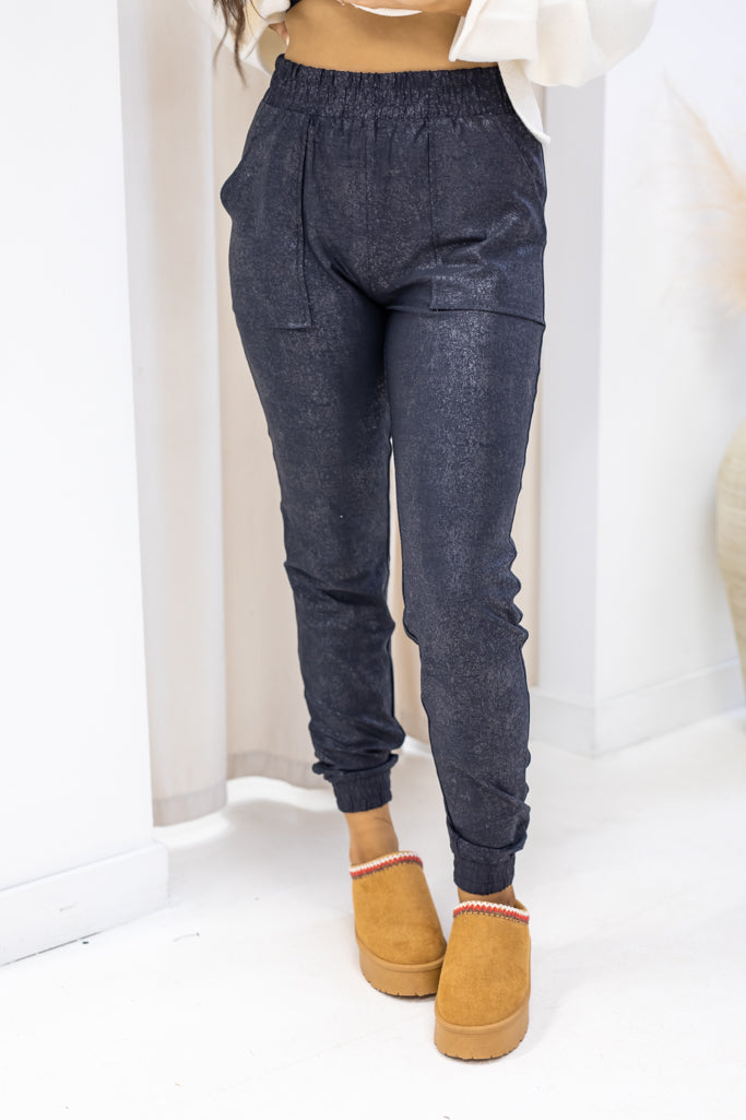 NEW TAYLOR FAUX LEATHER JOGGERS | BEST SELLER