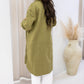 NEW EVELYN LONG SHACKET (OLIVE)