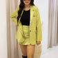 NEW HALLIE BLAZER (LIME)