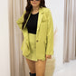 NEW HALLIE BLAZER (LIME)