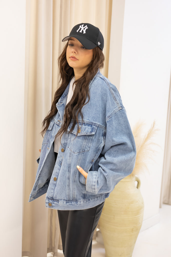 NEW STASIA OVERSIZED DENIM JACKET