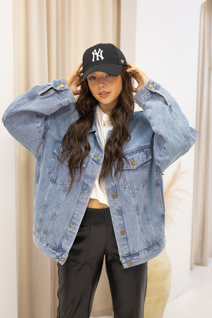 NEW STASIA OVERSIZED DENIM JACKET