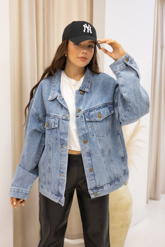 NEW STASIA OVERSIZED DENIM JACKET