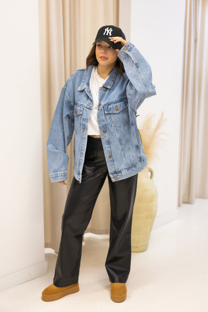 NEW STASIA OVERSIZED DENIM JACKET