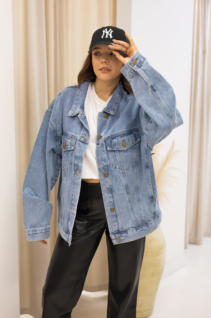 NEW STASIA OVERSIZED DENIM JACKET