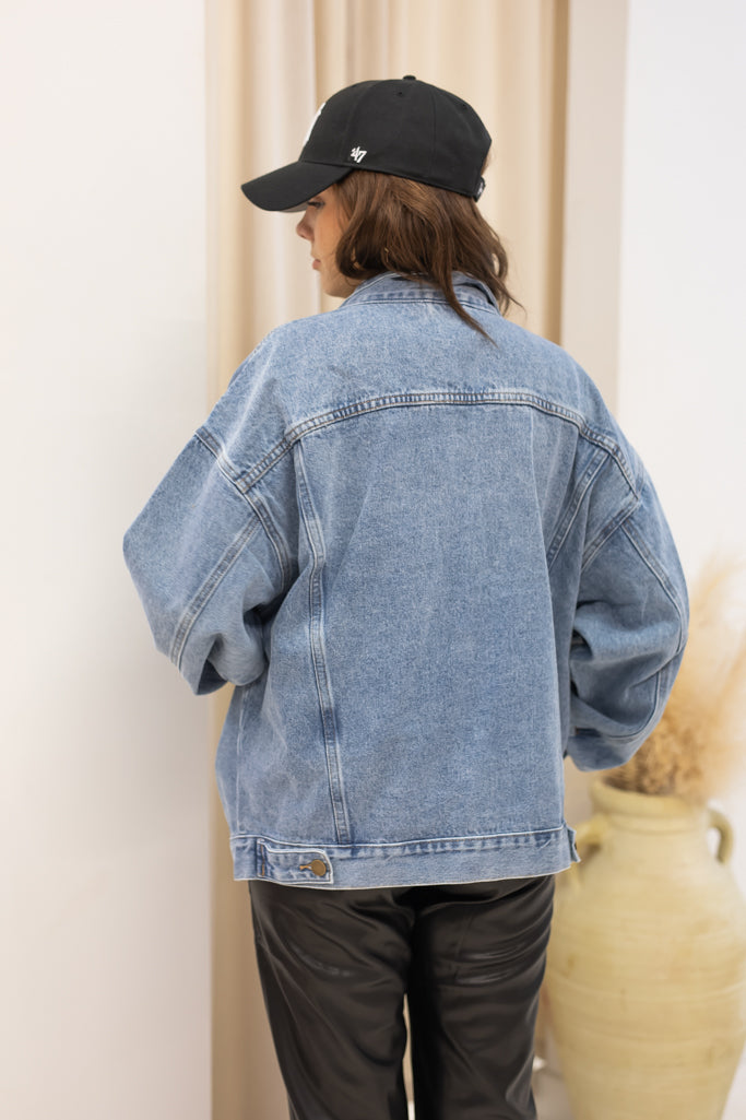 NEW STASIA OVERSIZED DENIM JACKET