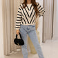 NEW FRANCESCA STRIPED SWEATER