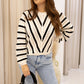 NEW FRANCESCA STRIPED SWEATER