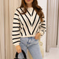 NEW FRANCESCA STRIPED SWEATER