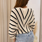 NEW FRANCESCA STRIPED SWEATER