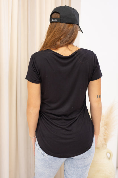 NEW MELISSA T-SHIRT (BLACK) | BEST SELLER