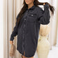 NEW NATALIE DENIM DRESS (ASH BLACK)