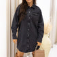 NEW NATALIE DENIM DRESS (ASH BLACK)