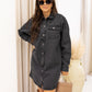 NEW NATALIE DENIM DRESS (ASH BLACK)