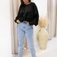 NEW STORMI SATIN BLOUSE (BLACK)