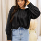 NEW STORMI SATIN BLOUSE (BLACK)